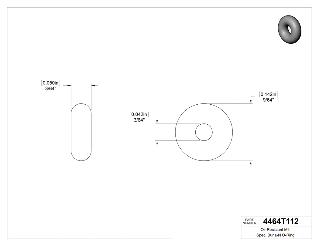 Technical drawing - 4464T112